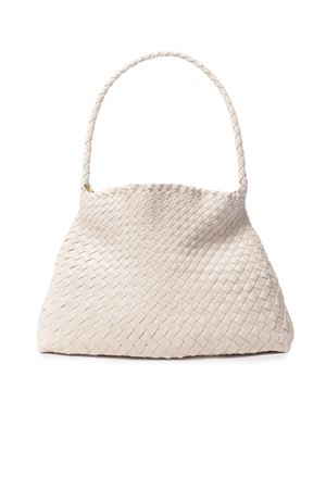 Beige Leather Santa Maria Mini S. Croce Bag DRAGON DIFFUSION | 8700DGS6MATSAND